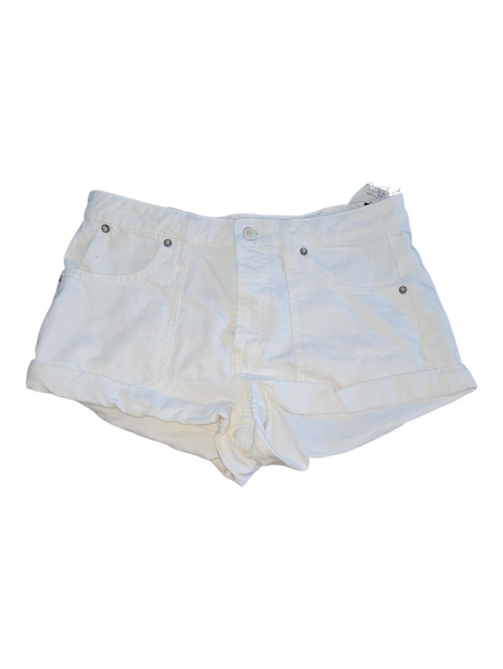 Free People We The Free beginners luck low rise slouch shorts white size 28